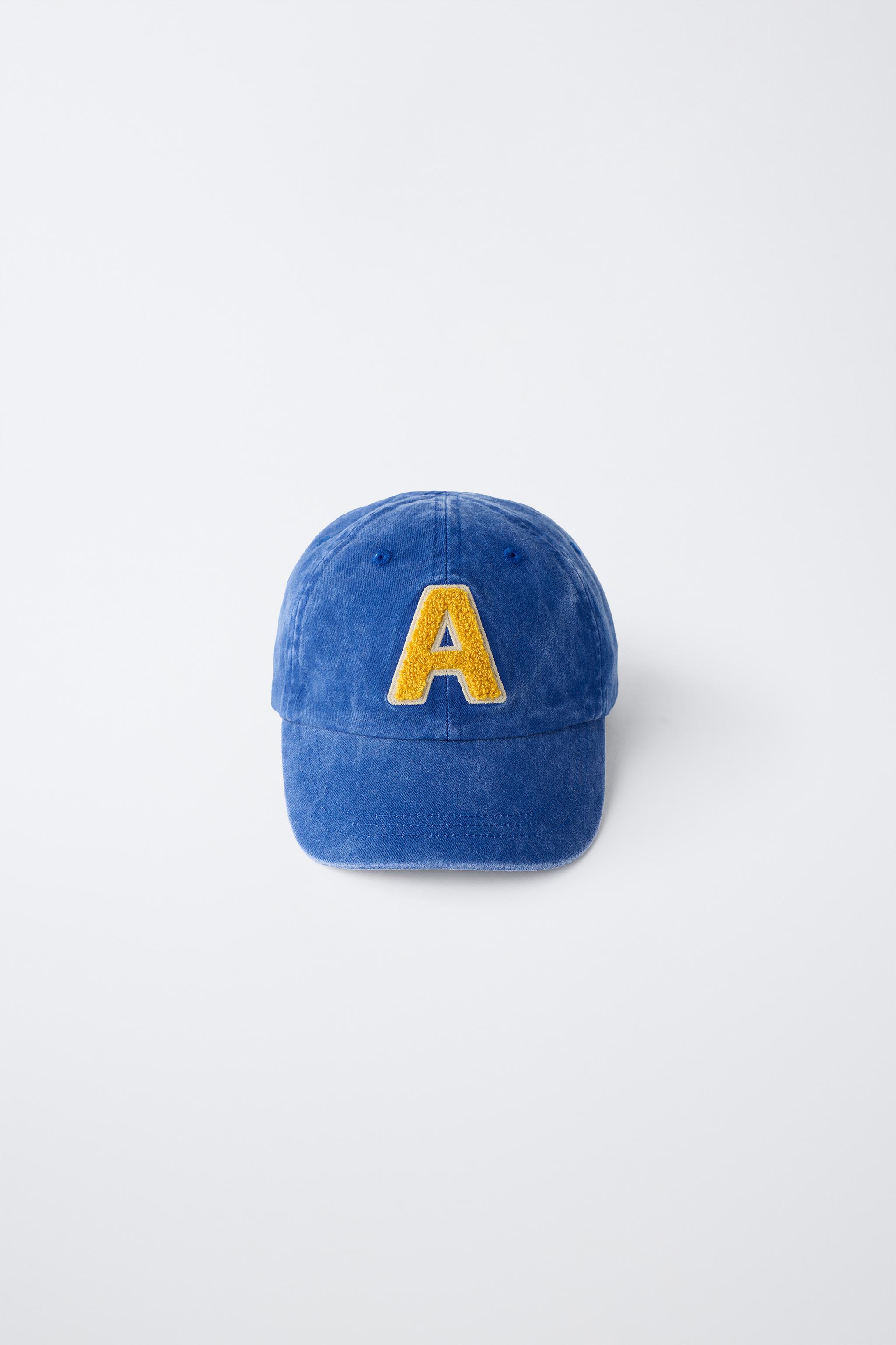 WASHED EFFECT INITIAL PATCH CAP